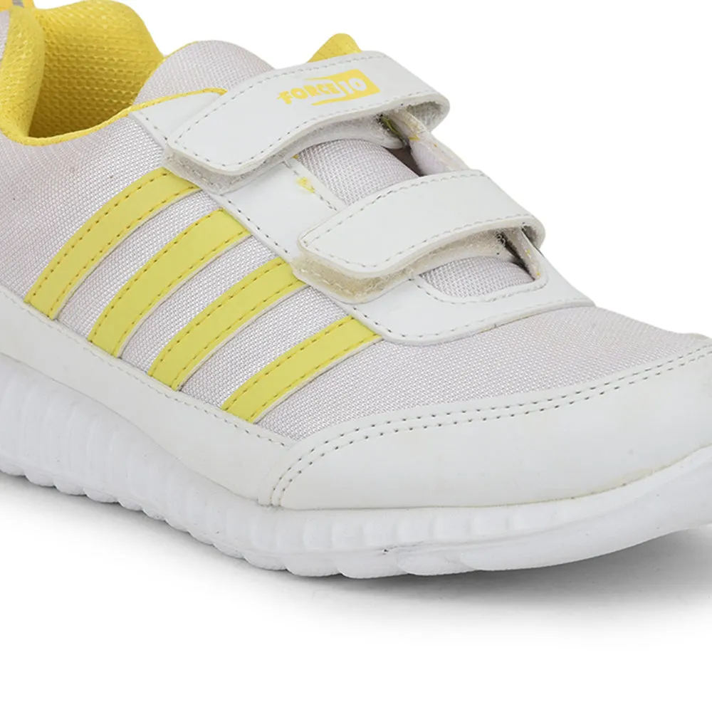 Force 10 Yellow Non Lacing Uniform School Shoes For Kids 9906-90SV By Liberty Bahama Vent Pfg Casual Shoes