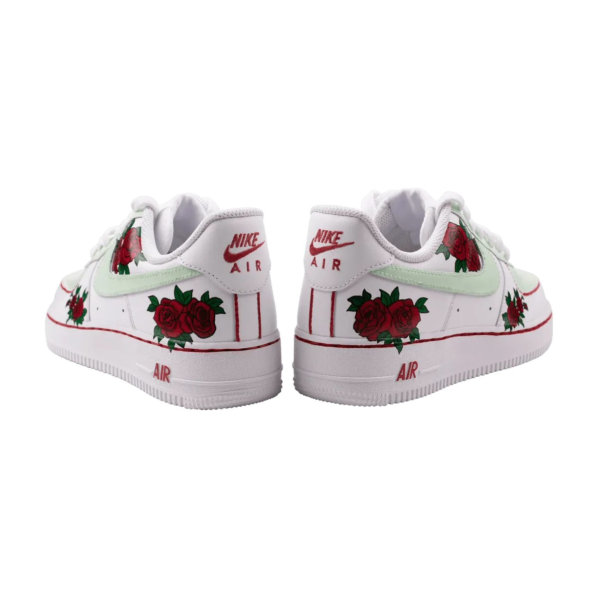 Princess Sneakers AF1 X Greens n Roses Custom Sneakers