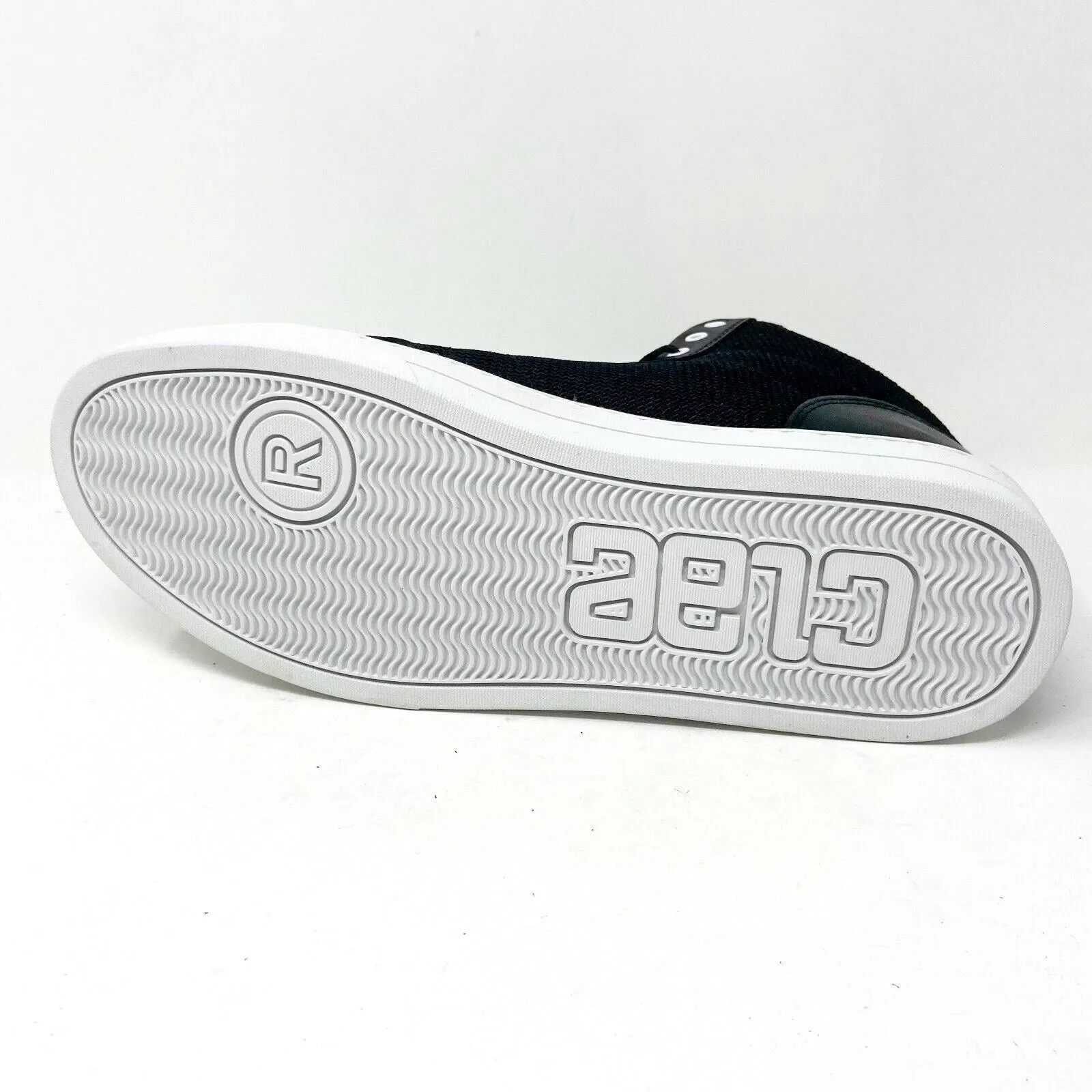 Jazz Casual Sport Shoes Clae Russell 07 Black Leather Mesh Mens Premium Casual Shoes