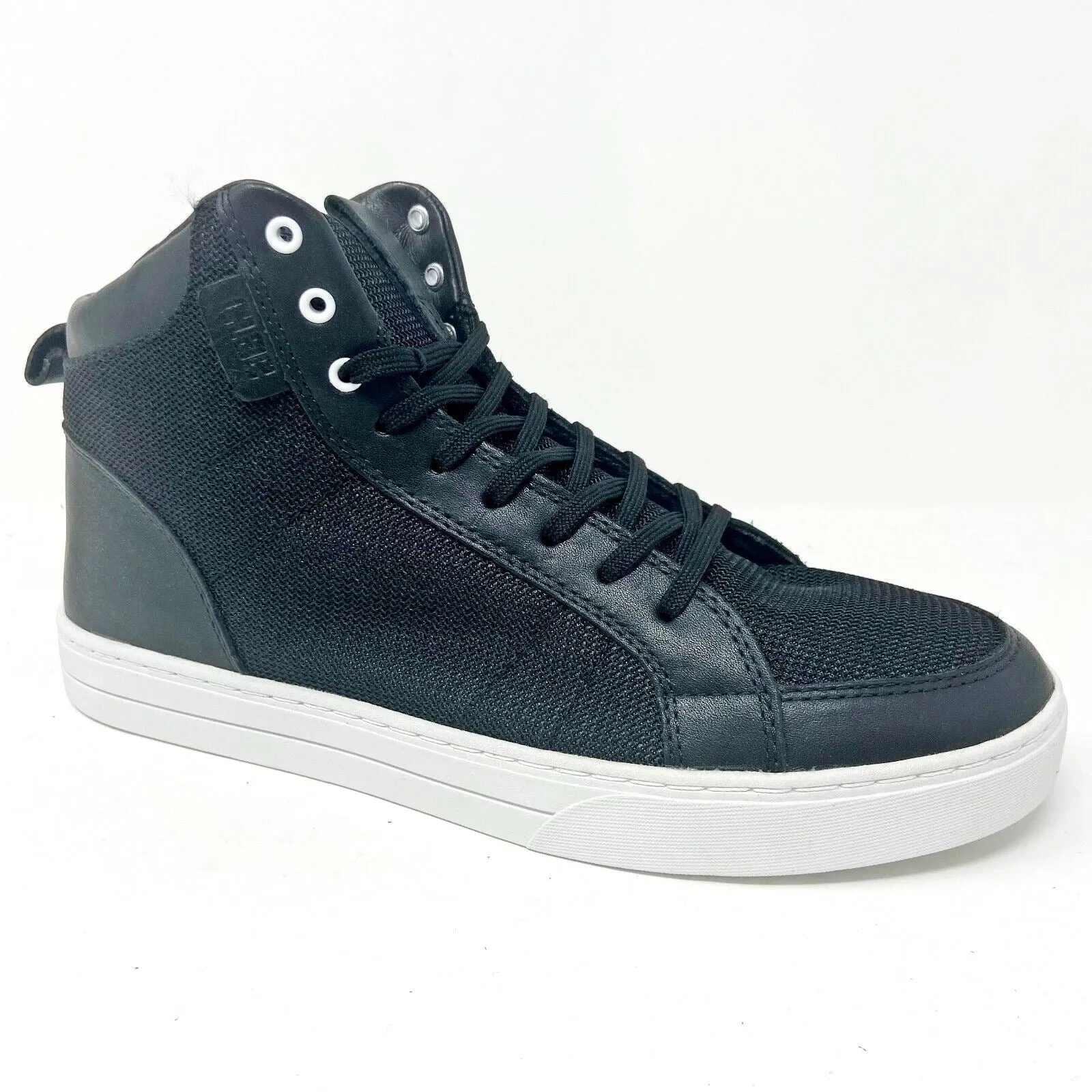 Casual Suede Clae Russell 07 Black Leather Mesh Mens Premium Casual Shoes