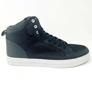 Clae Russell 07 Black Leather Mesh Mens Premium Casual Shoes Snkr Project Union Casual Shoes