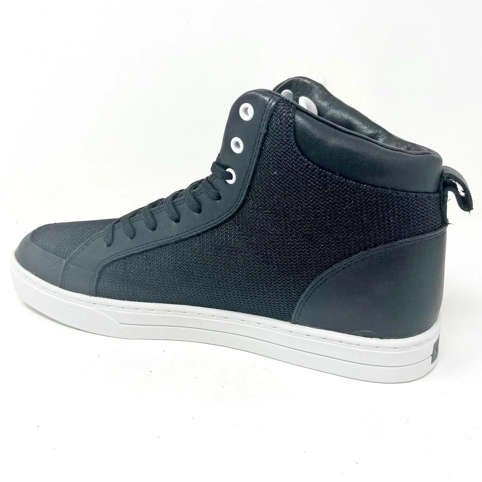 Clae Russell 07 Black Leather Mesh Mens Premium Casual Shoes Casual Sports Shoes