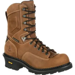 GB00097 Georgia Logger Composite Toe Waterproof Work Boot Best Trail Waterproof Shoes