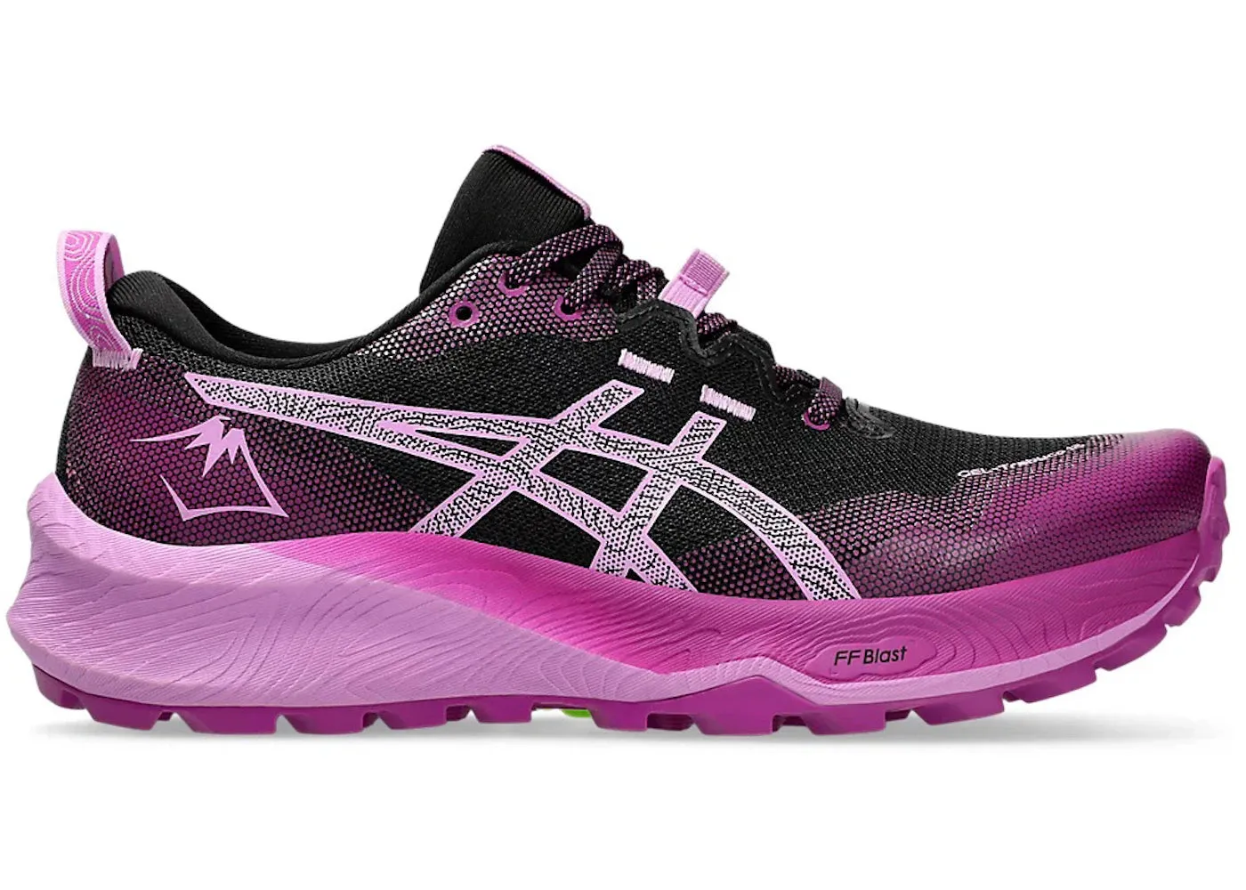 Asics High Stability Running Shoe ASICS Gel-Trabuco 12 Black Lavender Glow (Women's)