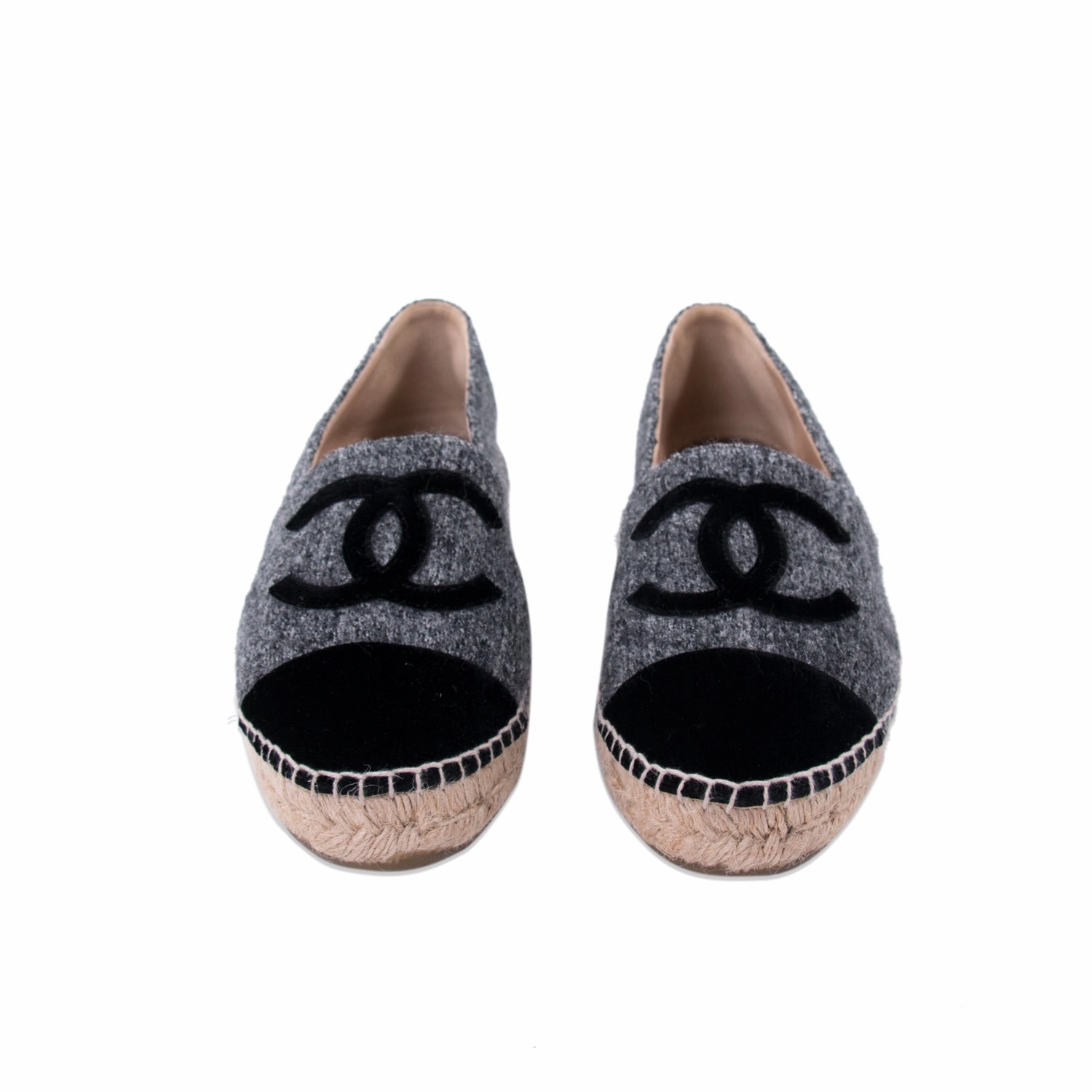 Chanel 2016 CC Tweed Espadrilles Vista Oxford