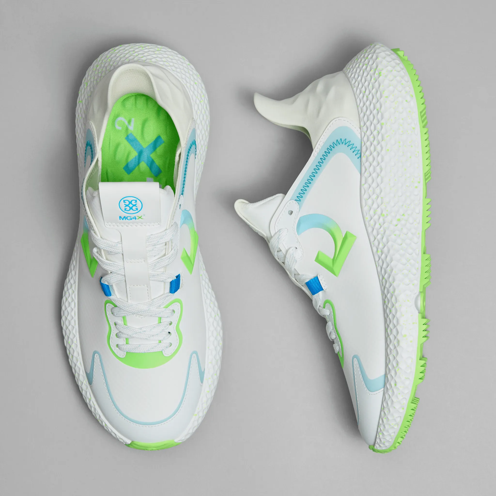 G/Fore Women's MG4X2 Hybrid Cross Trainer Golf Shoes - Snow/Gecko Johnston & Murphy Golf Shoes