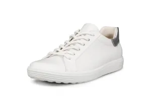 Ecco Women's Soft 7 Sneaker - White/Silver Schutz Sneakers