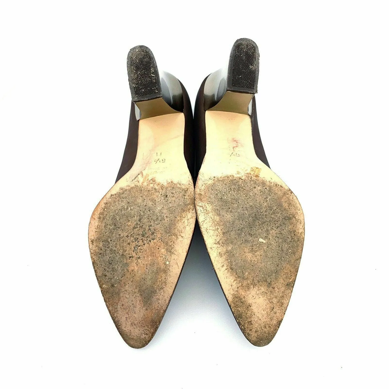 Air Max 97 Se Leopard Casual Shoes Enzo Angiolini Womens Pointed Toe Shoes Must-Have Metallic Heel Brown Size 6.5M Pre-Owned