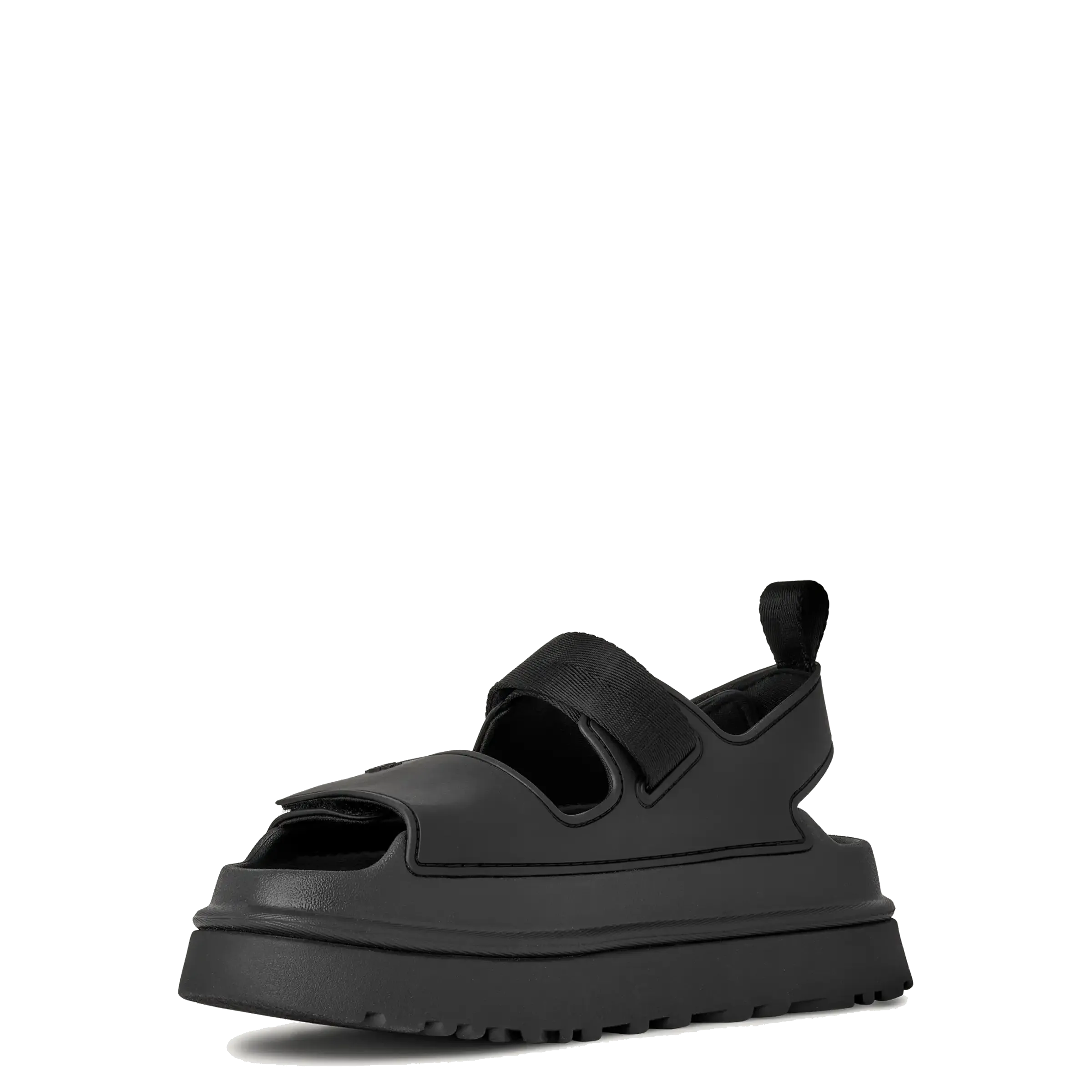 GoldenGlow Black (Women) Cute And Comfortable Sandals