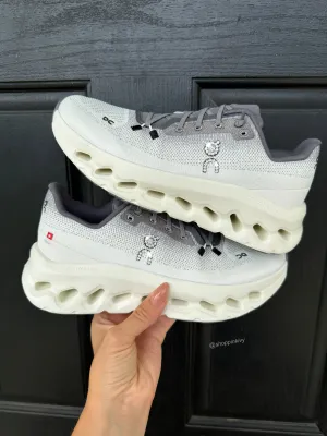 Gray Ombre Swarovski On Cloudtilt Running Shoes Lower Heel Drop Running Shoes