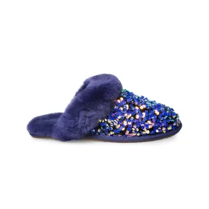 UGG Scuffette Stellar Sequin Medallion Slippers - Women's Bear Slides