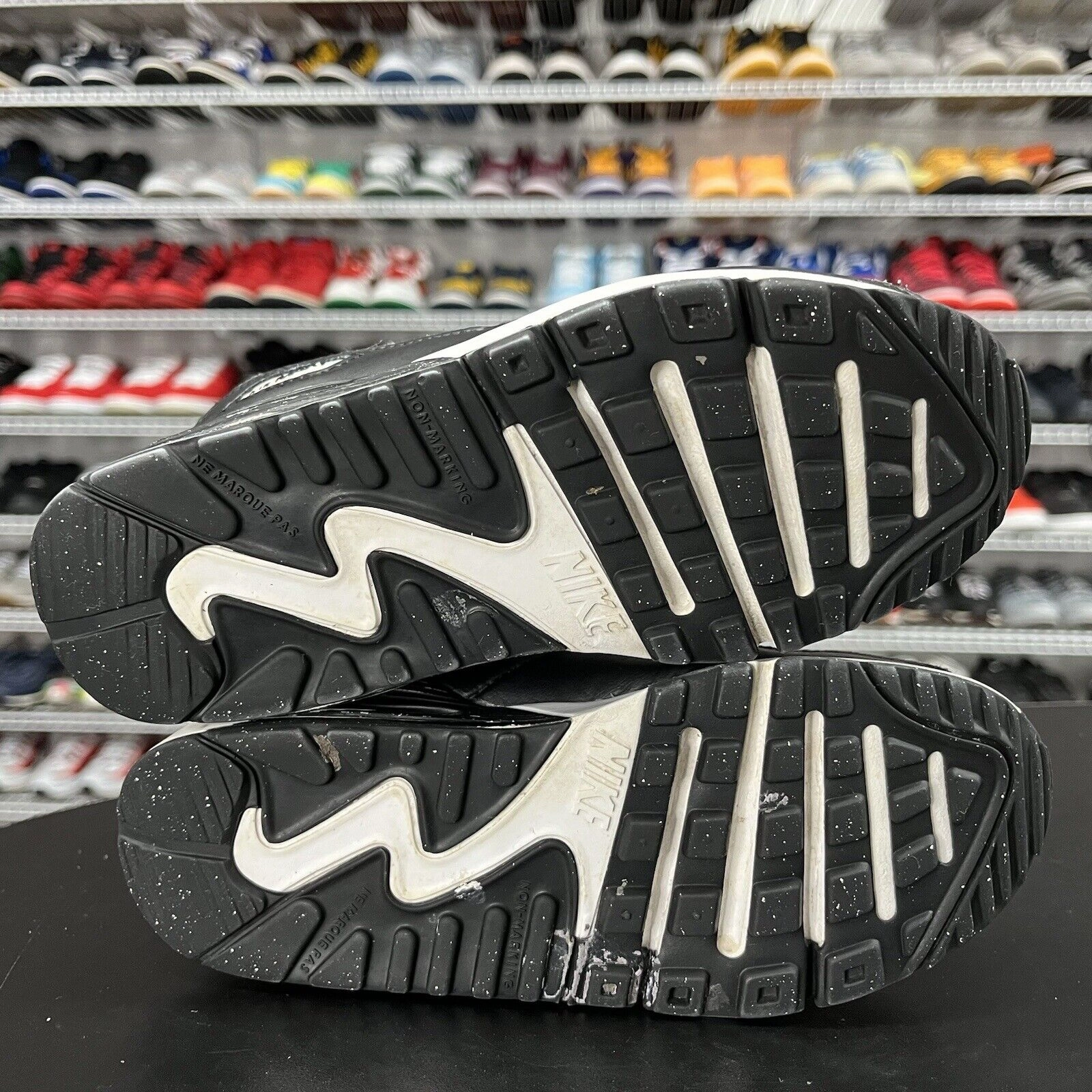 Nike Air Max 90 Black White PS Sneakers CD6867-010 Youth Size 1.5Y Bo Jackson Nike Shoes Original