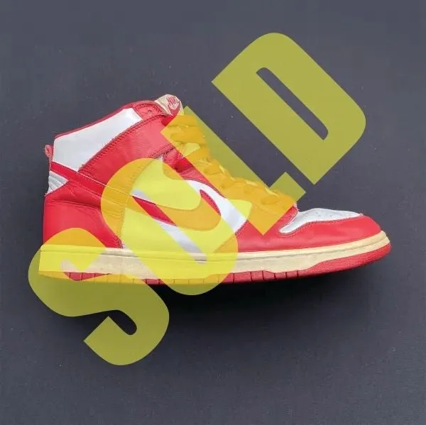 Star Wars Sneakers Nike Dunk High St Johns 1998 Varsity Red BTTYS Size 13
