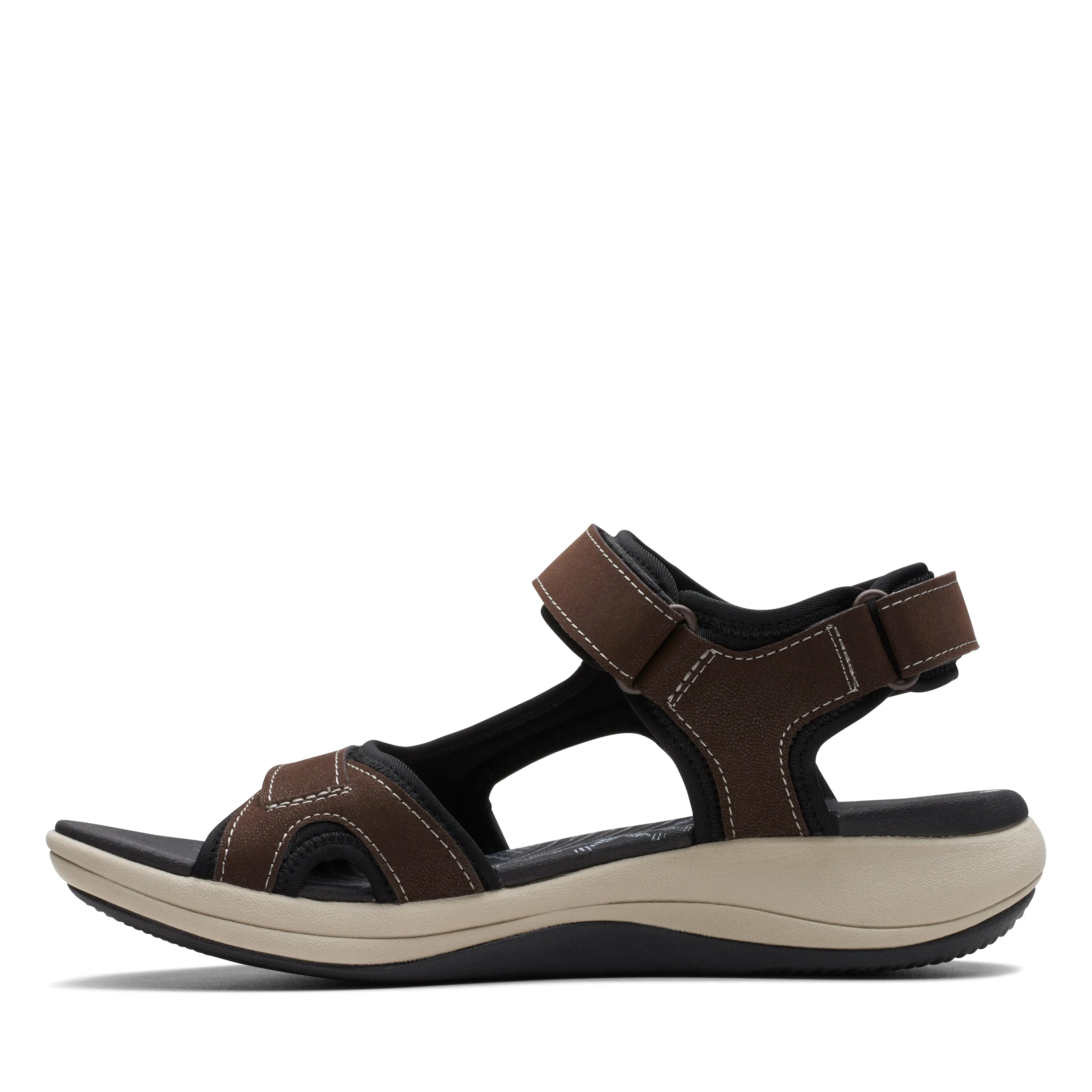 Comfortable Walking Sandals CLARKS | SANDALS | WOMEN | MIRA BAY BROWN | BROWN