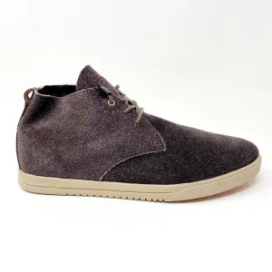 Casual Skate Shoe Clae Strayhorn Unlined Umber Suede Mens Mid Top Casual Shoes Sneakers