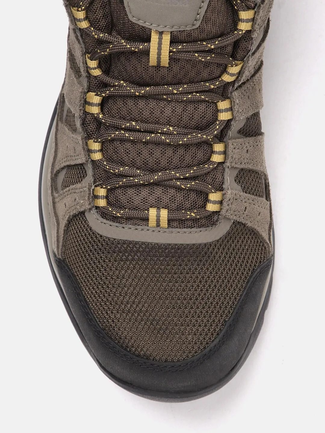 Columbia Men Brown REDMOND V2 MID WP Trail Running Waterproof Shoes