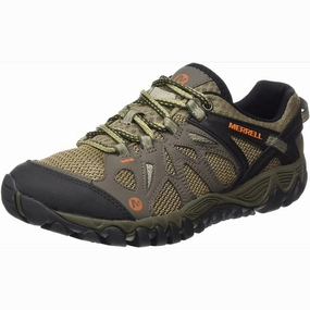 Merrell Men's All Out Blaze Aero Sport Hiking Water Shoes, Khaki Korean Hiking Boots