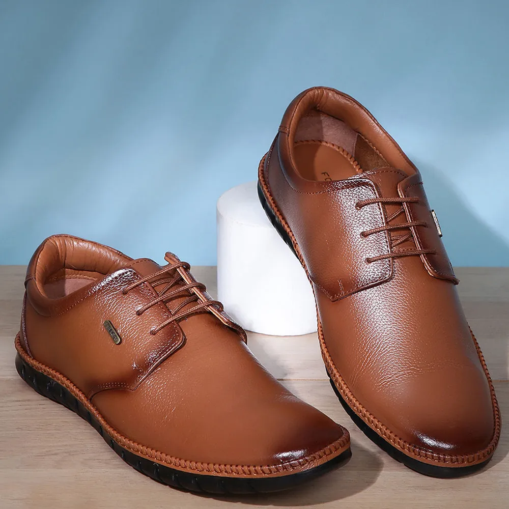 Glitter Casual Shoes Healers Tan Formal Lace Up Shoes For Men BRL-10 By Liberty