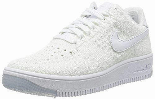 NIKE WOMENS AF1 FLYKNIT LOW WHITE/WHITE CASUAL SHOE 7 WOMEN US Pencil Skirt And High Heels