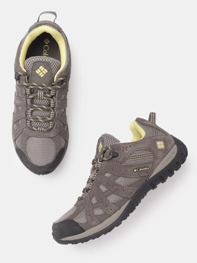 Columbia Women Brown REDMOND WATERPROOF Strap High Heels