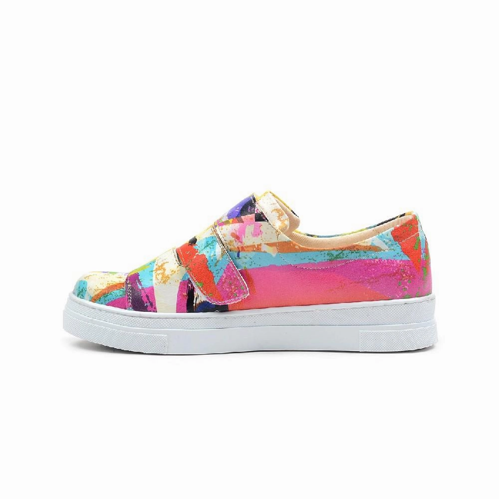 Sneaker Shoes NAC117 High Heels That Convert To Flats