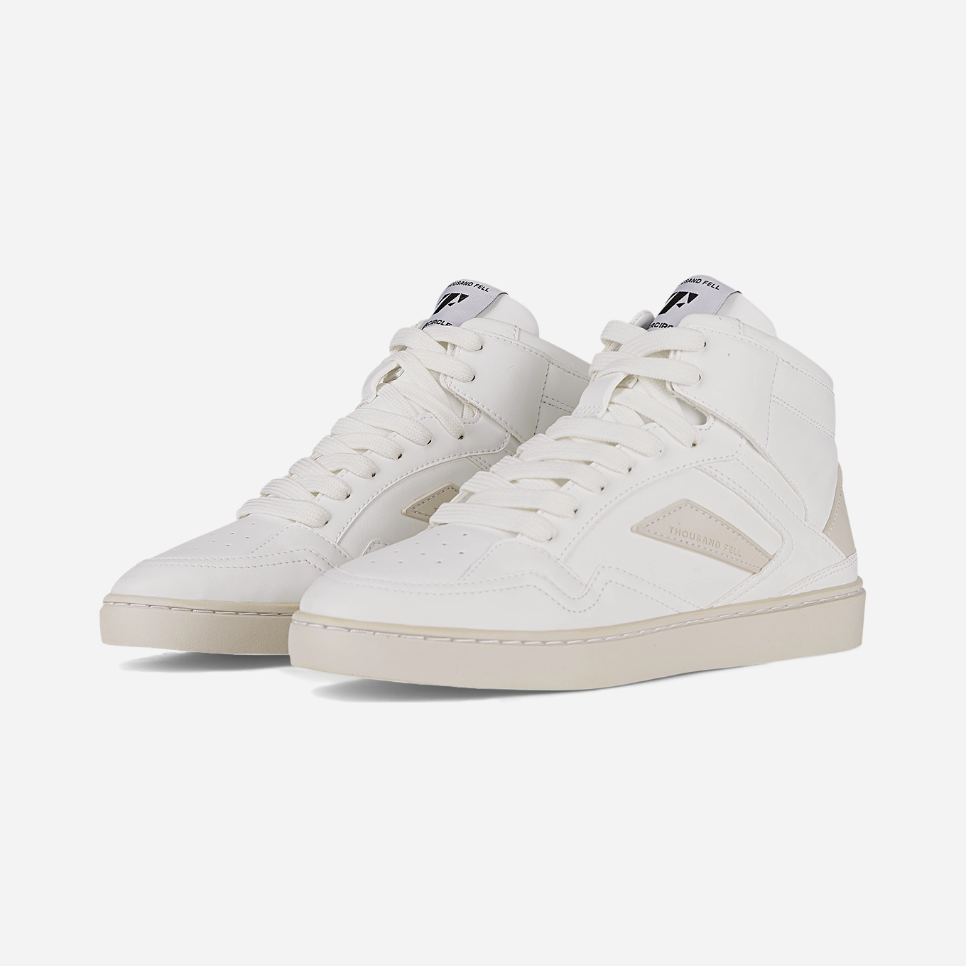 Women's High Court | White Glossy High Heels