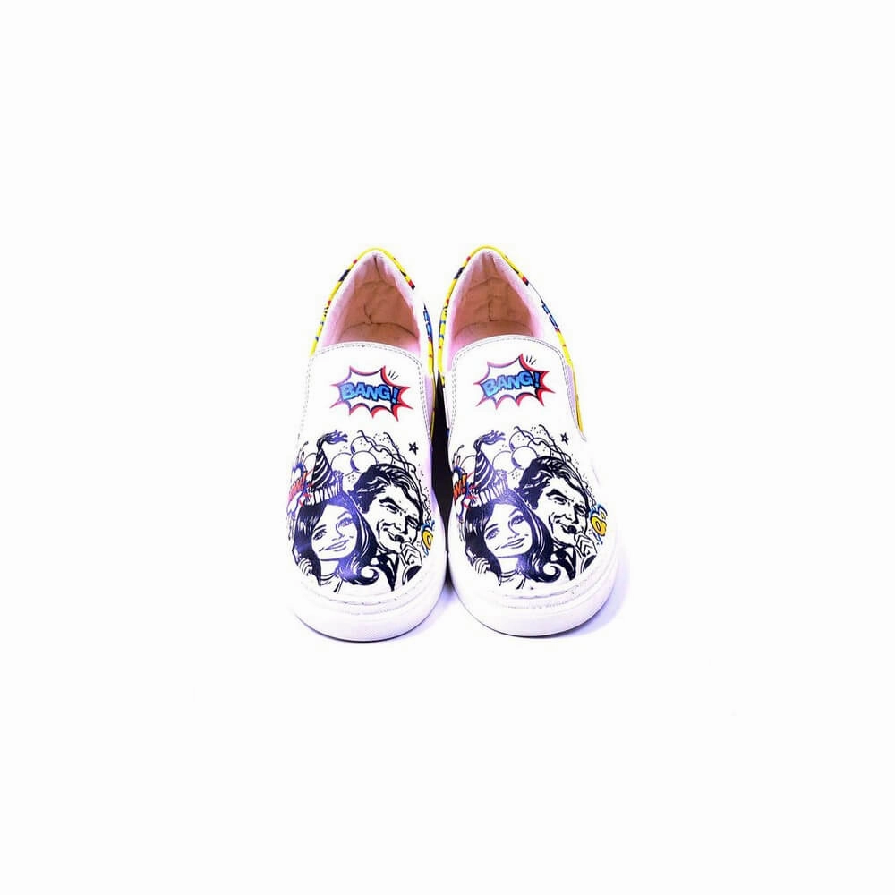 High Heels Stuck In Glue Sneaker Shoes NVN129