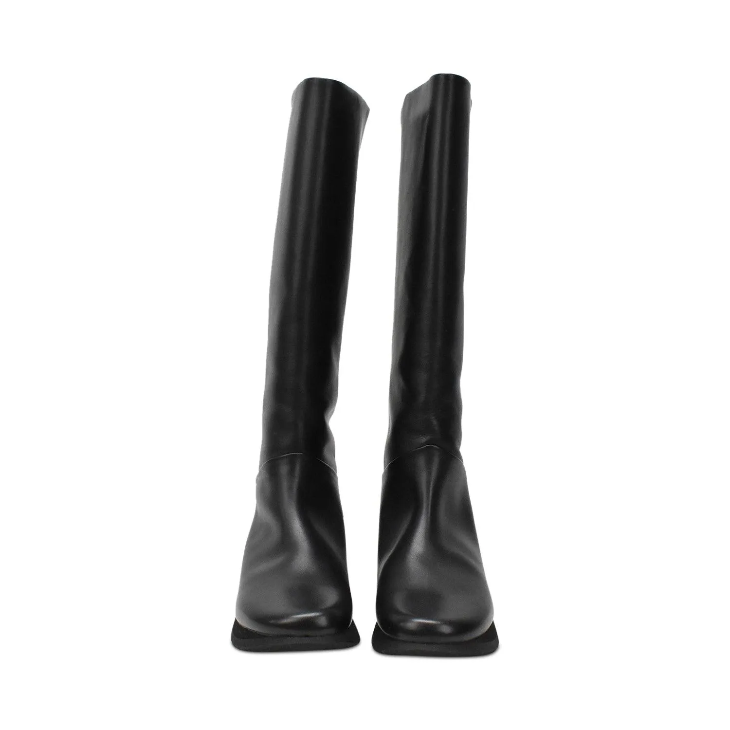 Dark Combat Boots Hermes Boots - Women's 36