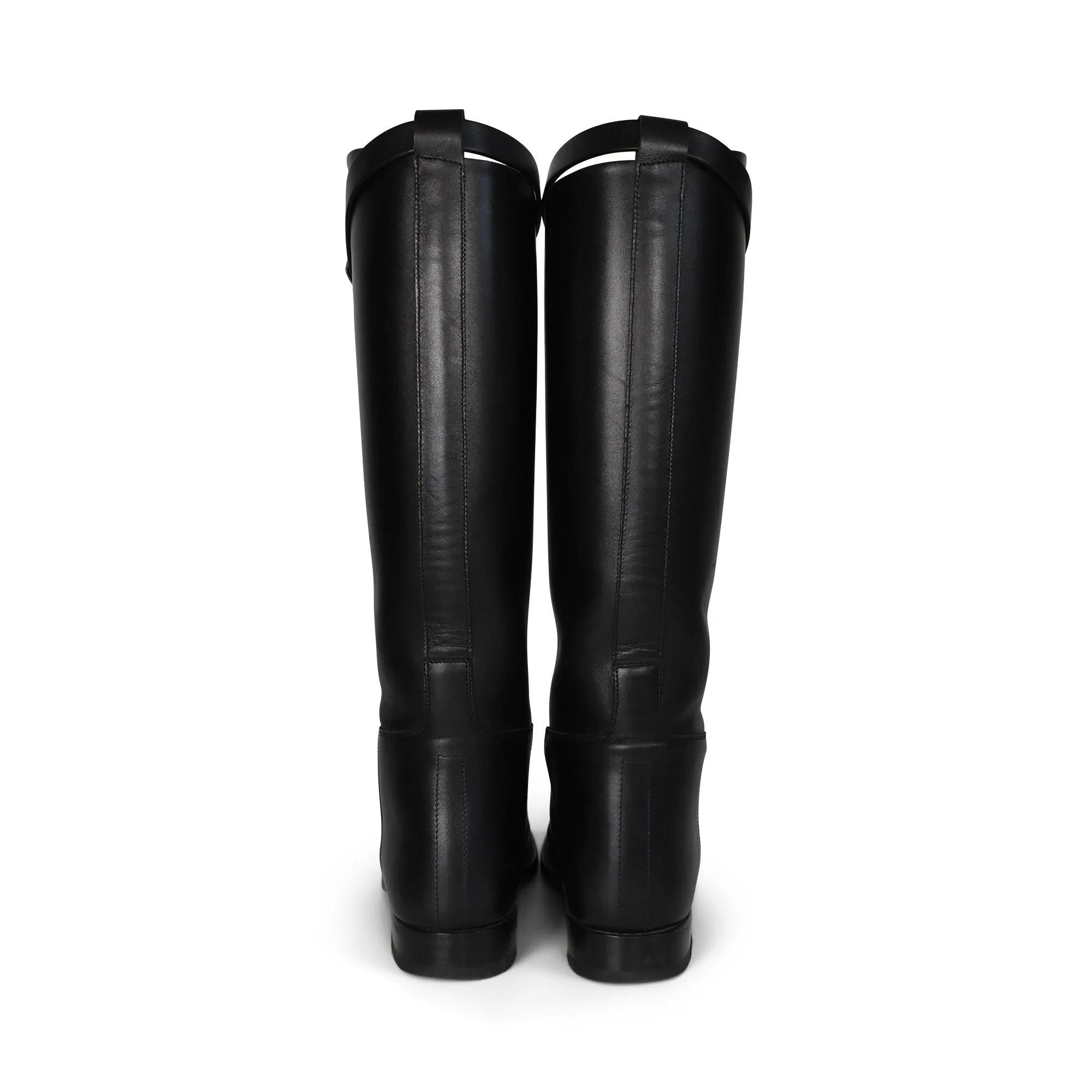 Suede Boots Tall Hermes 'Jumping' Riding Boots - Women's 35.5