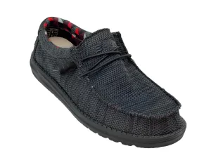 Hey Dude Men's Wally Sox Stretch Loafers  Lightweight, Comfortable Slip-On Shoes, Multi-Color Casual Steel Toe Shoes