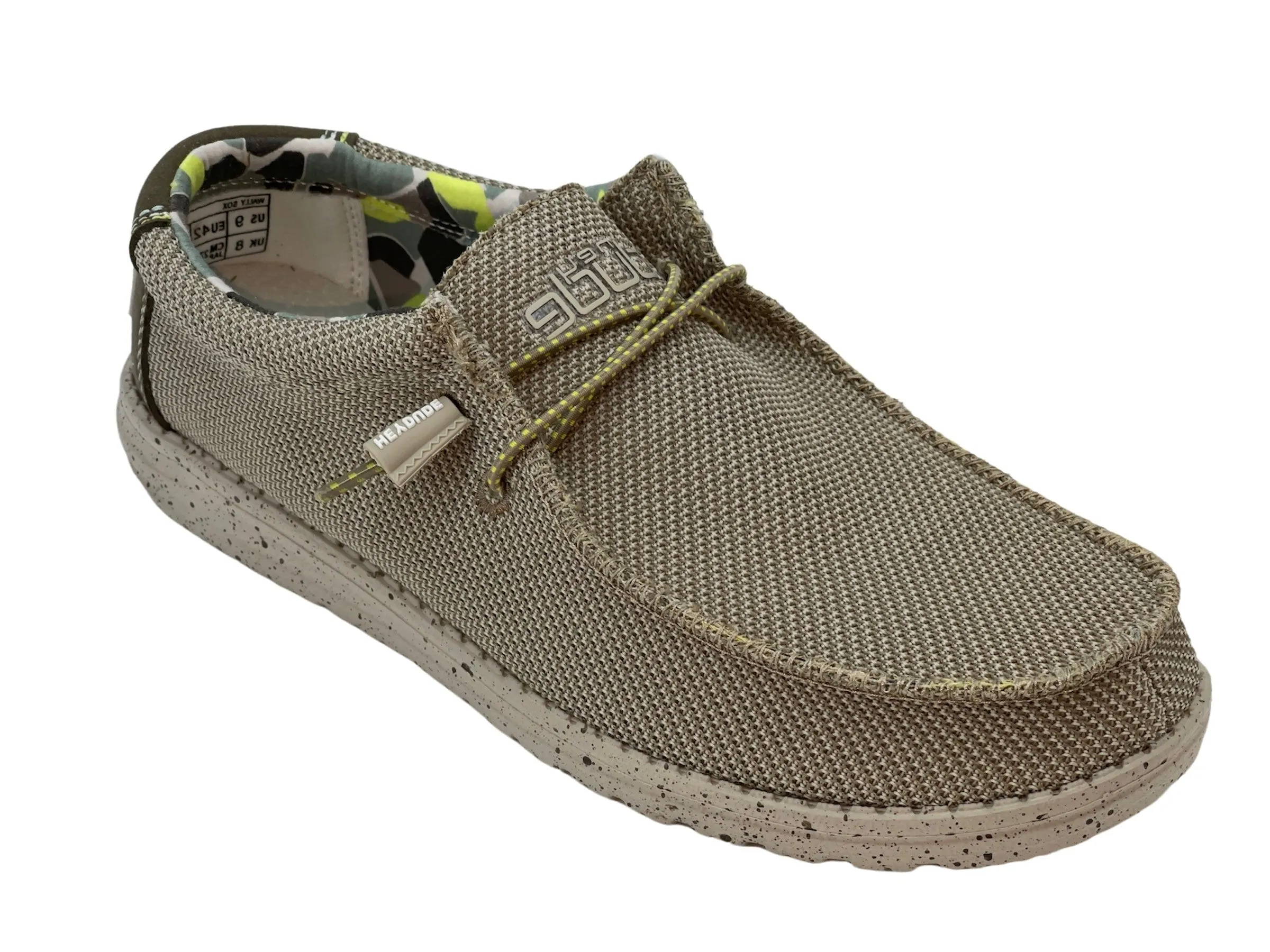 Hey Dude Men's Wally Sox Stretch Loafers  Lightweight, Comfortable Slip-On Shoes, Multi-Color