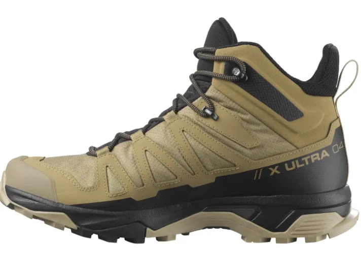 Difference Between Trail And Hiking Shoes Salomon X Ultra 4 Mid GTX Kelp/Black/Safari