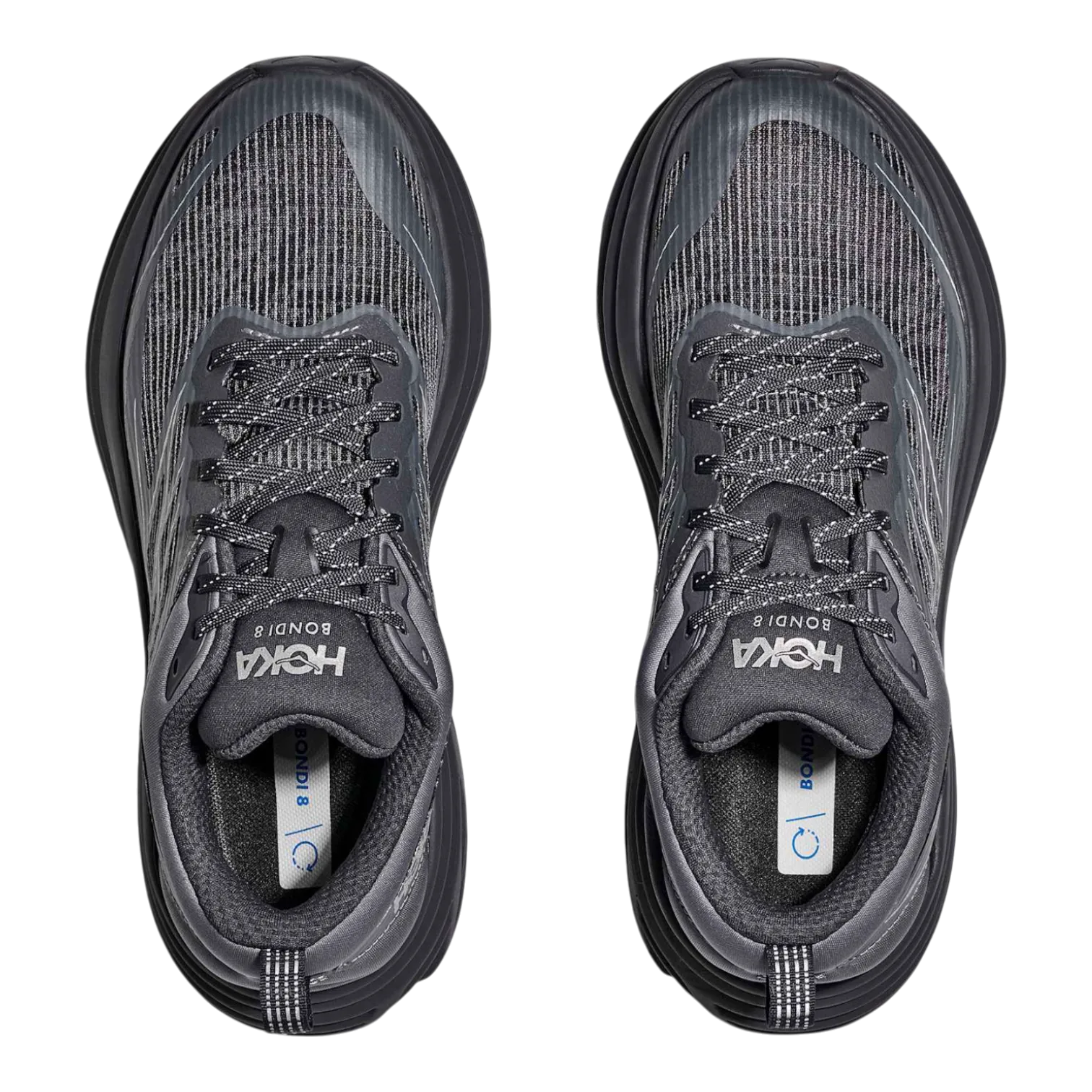 Hoka Bondi 8 TS Caged Charcoal/Grey Men 1155391-CYG Does Have Shoes