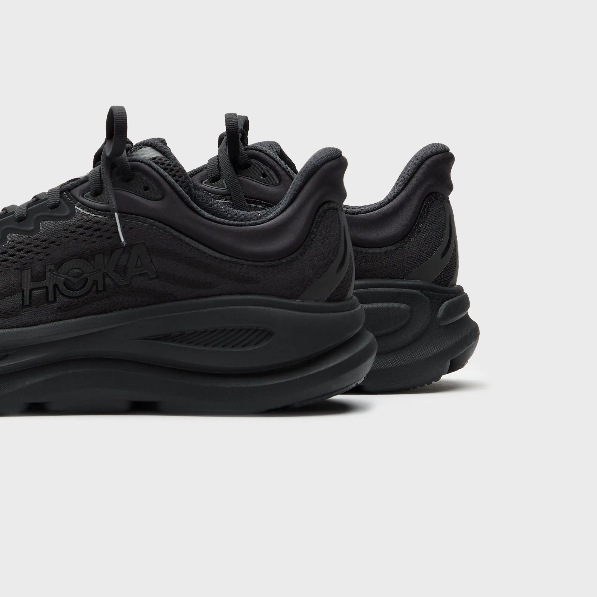 HOKA Bondi 9 - Black Solid Shoes