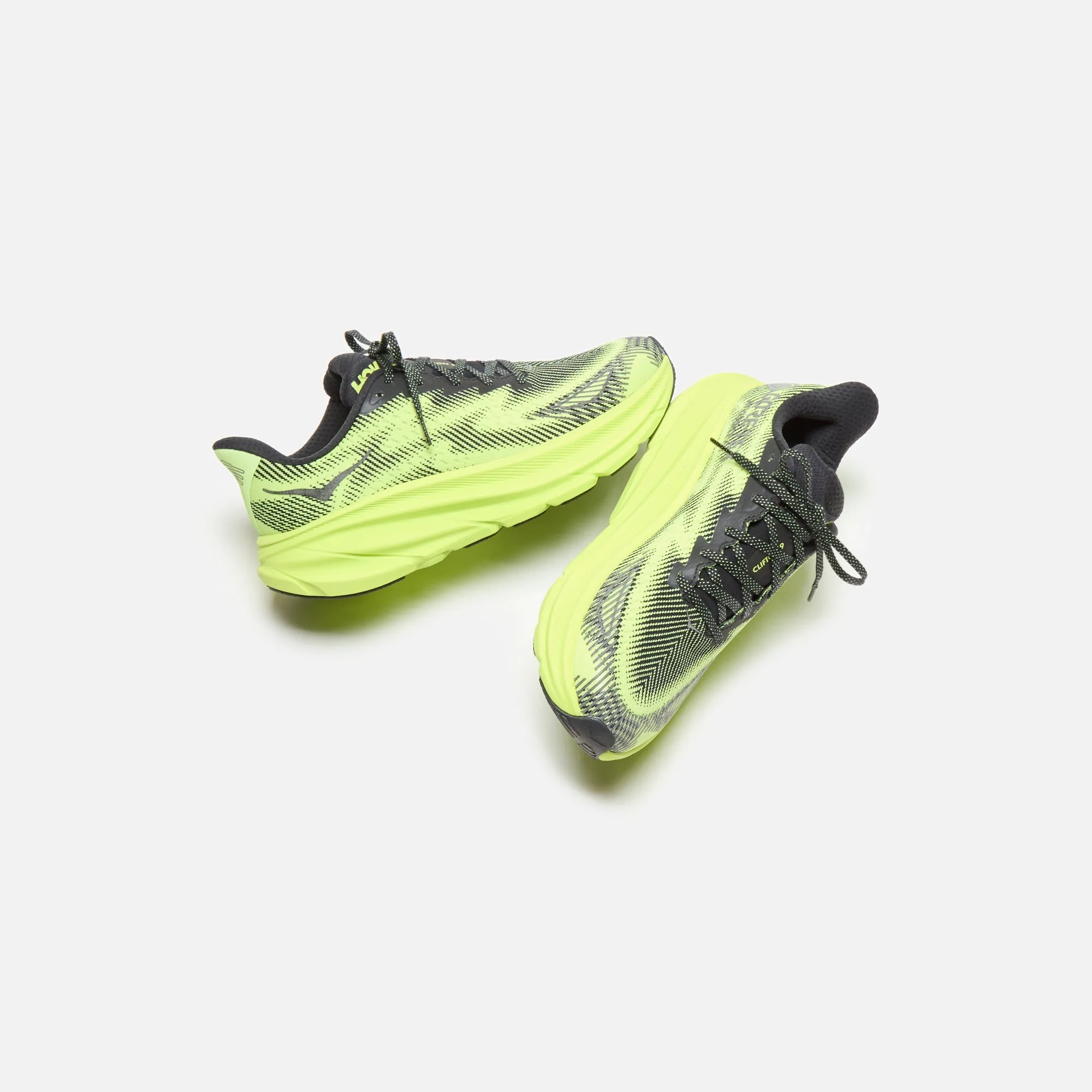 Originated HOKA Clifton 9 GTX TS - Black / Lettuce