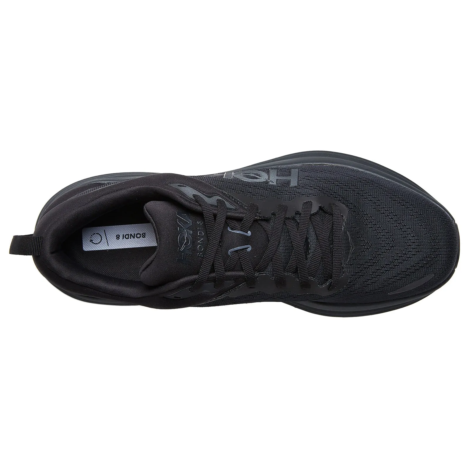 Nz Hoka Bondi 8 Textile Men's Running Black Black Trainers