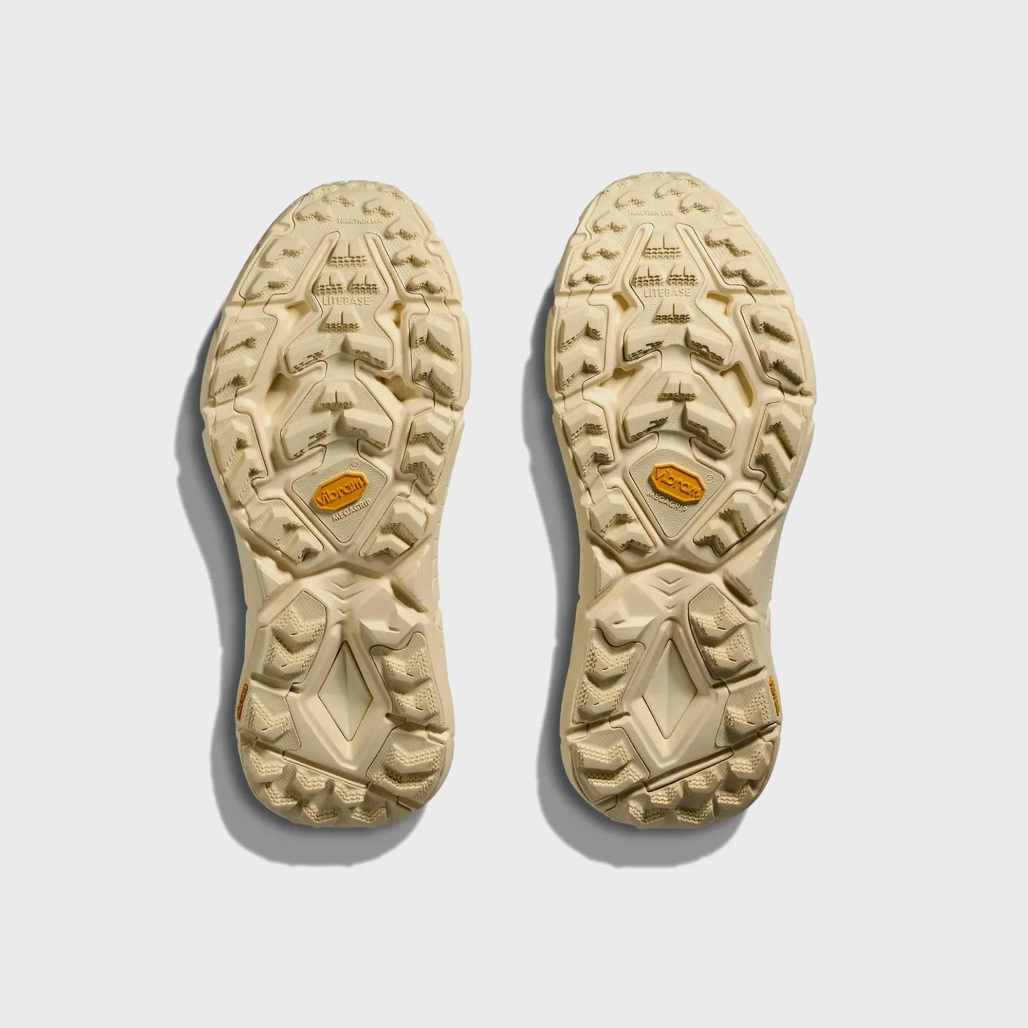 HOKA Mafate Speed 4 Lite - Truffle Salt / Vintage Yellow Nursing Shoes