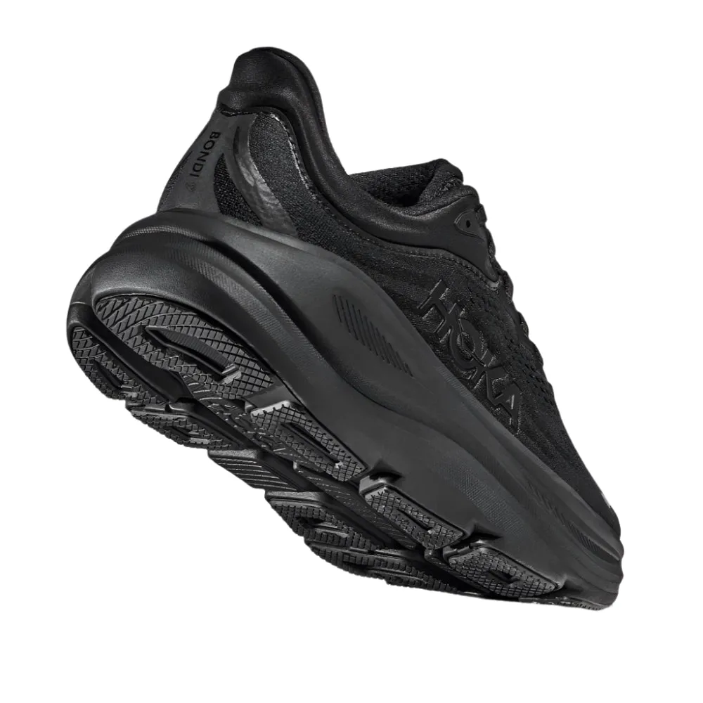 Hoka Men's Bondi 9 Black / Black Wide Places To Buy Shoes