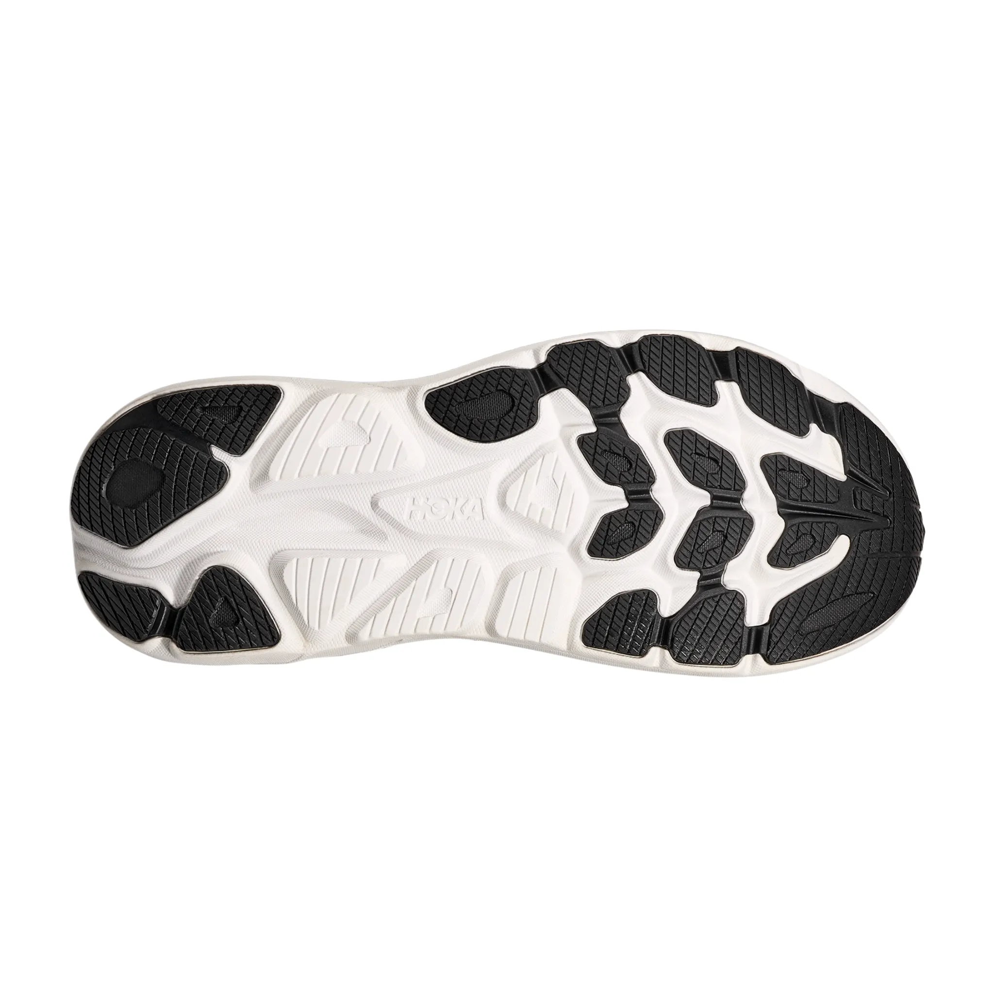 Carbon X Hoka Mens Clifton 10 - Black/White - Neutral