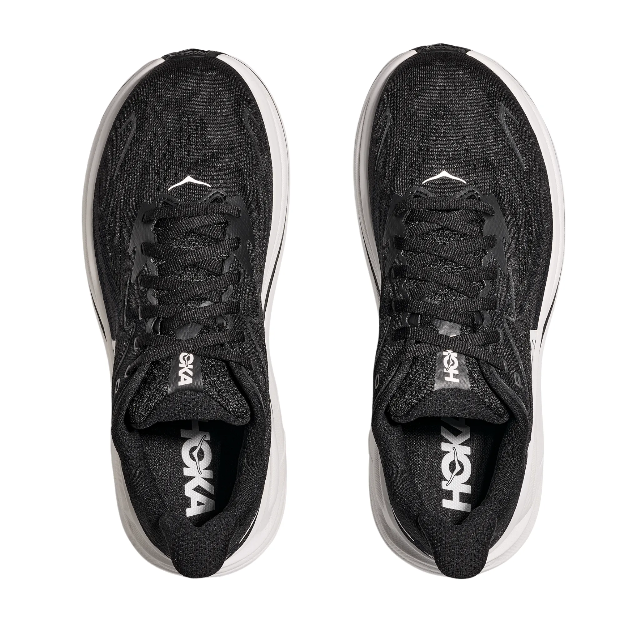 Similar To Shoes Hoka Mens Clifton 10 - Black/White - Neutral