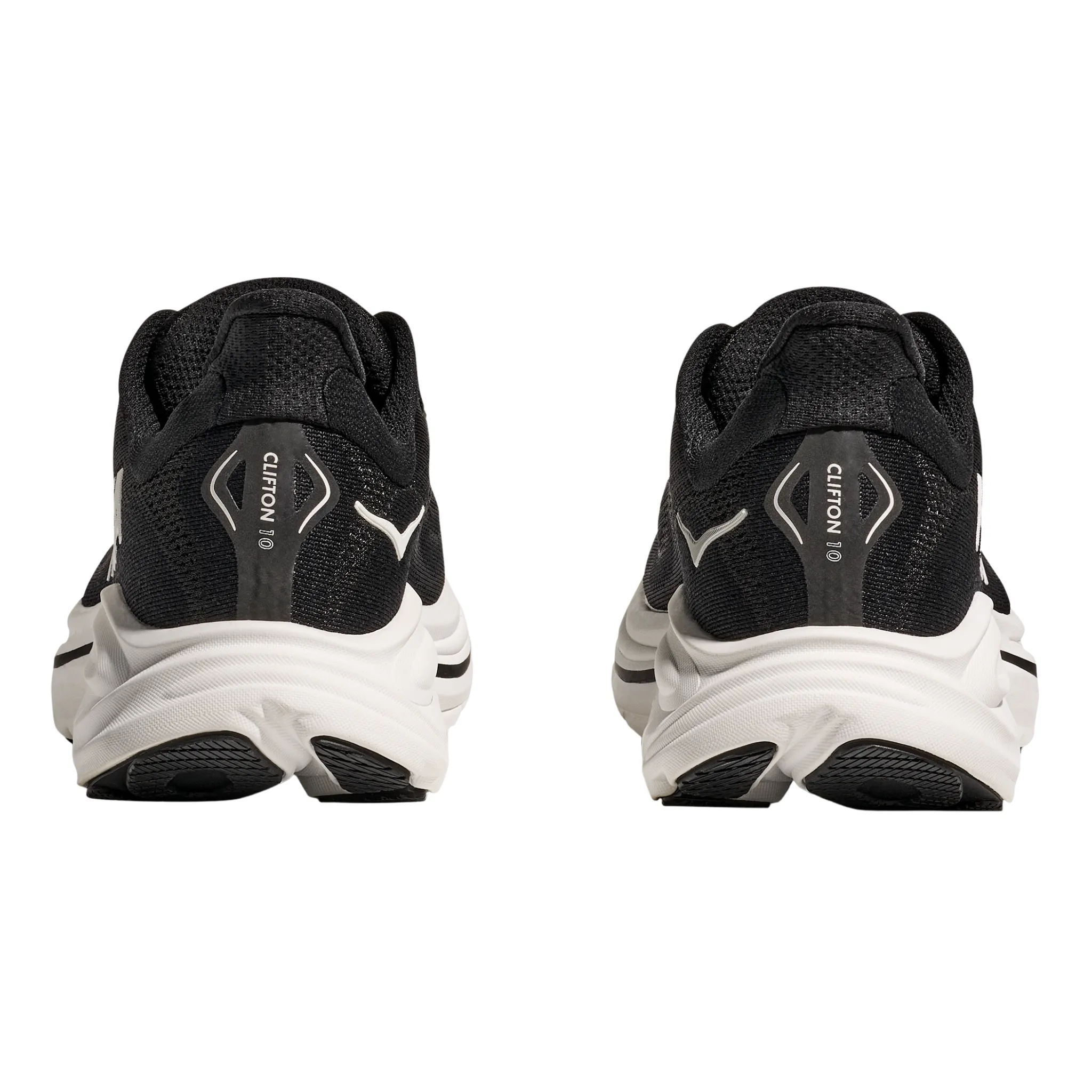 Chris Martin Hoka Mens Clifton 10 - Black/White - Neutral