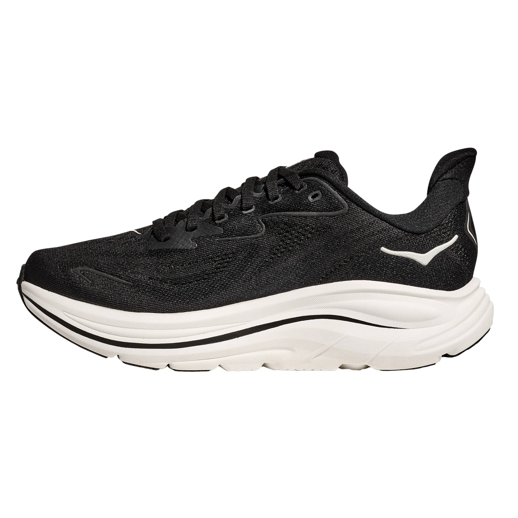 Best Walking Shoes Hoka Mens Clifton 10 - Black/White - Neutral