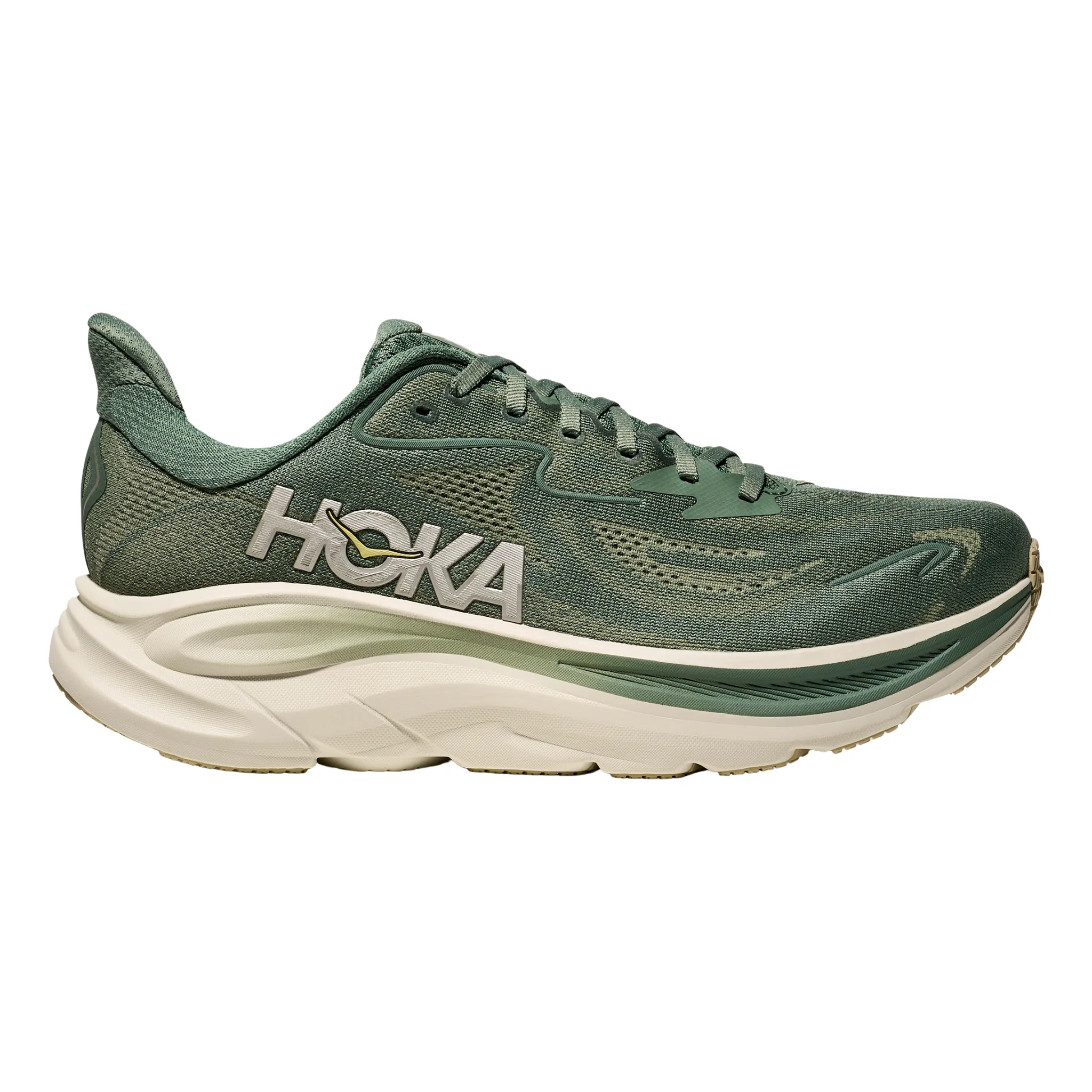 Hoka Mens Clifton 10 - Fern/Truffle Salt - Neutral Shoes For Chefs