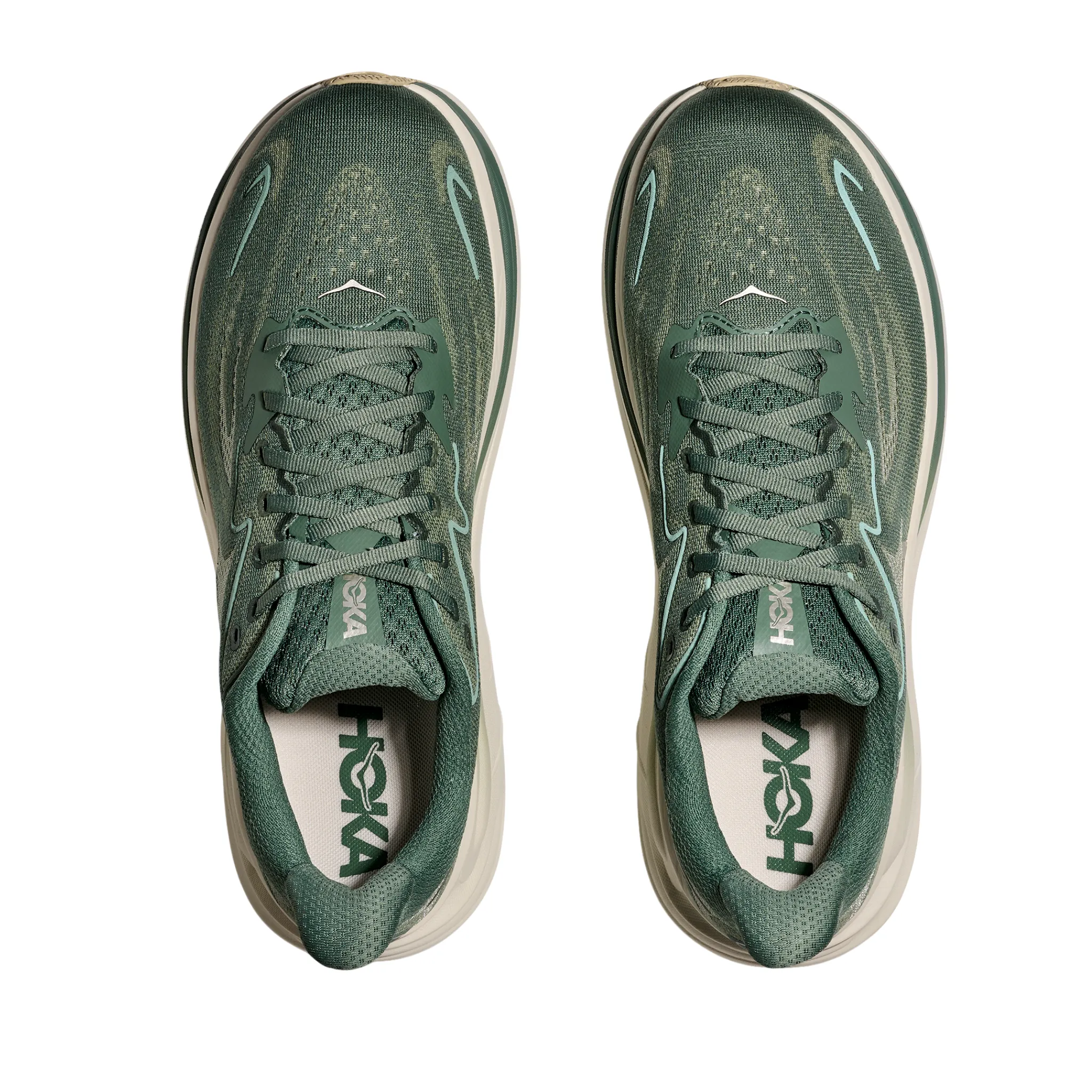 Hoka Mens Clifton 10 - Fern/Truffle Salt - Neutral El Paso