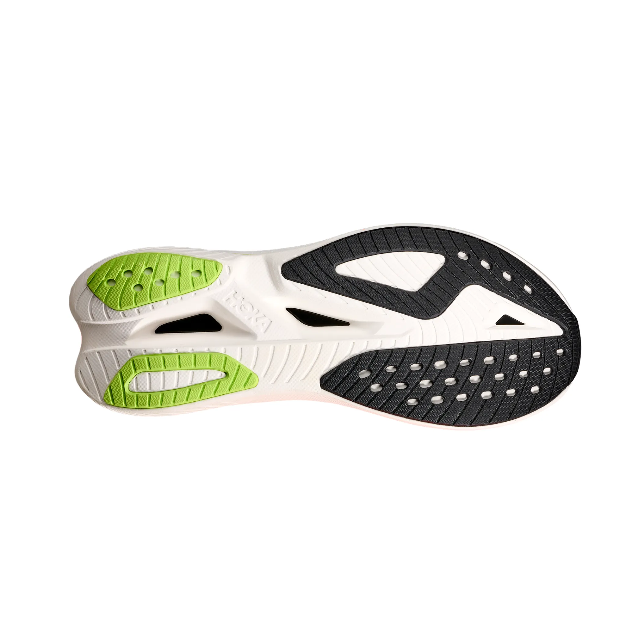 Hoka Mens Mach X 3 - White/Neon Tangerine - Speed Best Replacement Insoles For Shoes