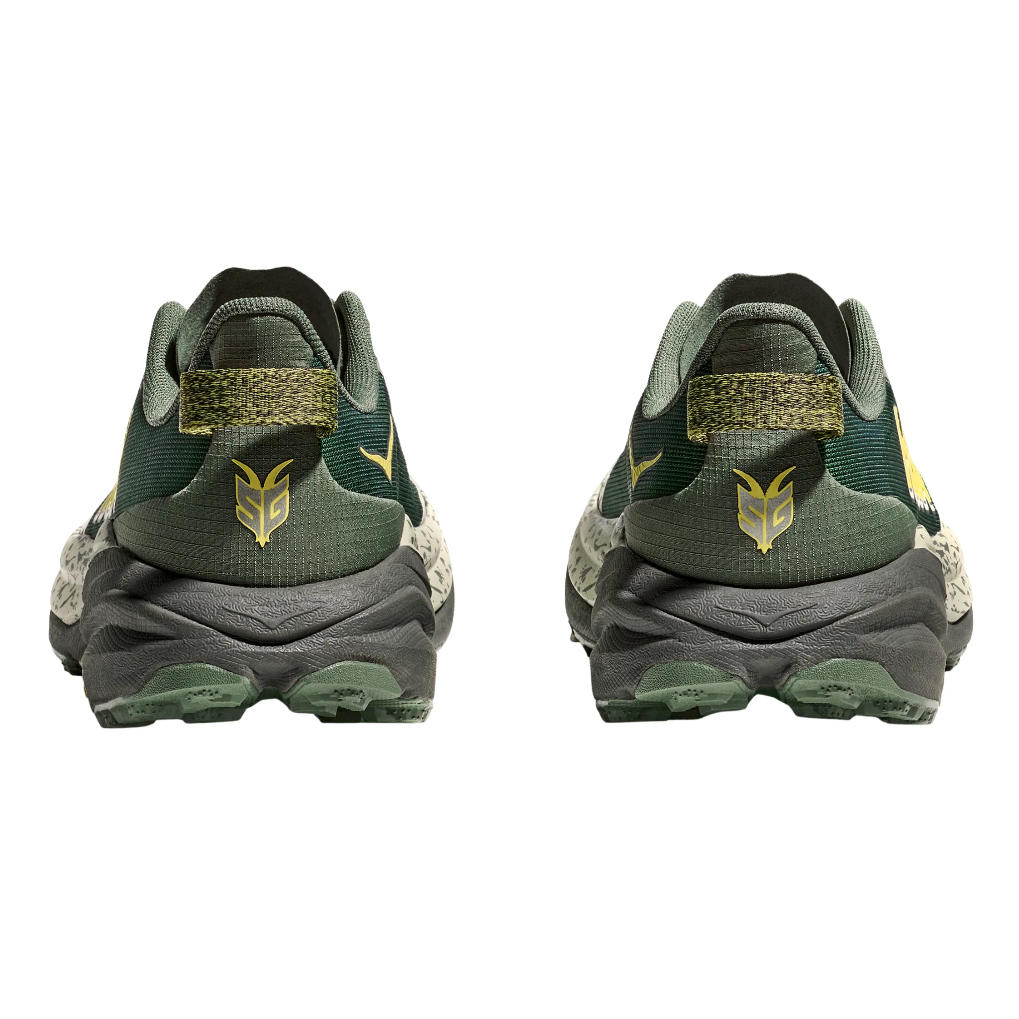 Hoka Mens Speedgoat 6 - Fern/Asphalt Grey - Trail Shoes For Hammer Toes