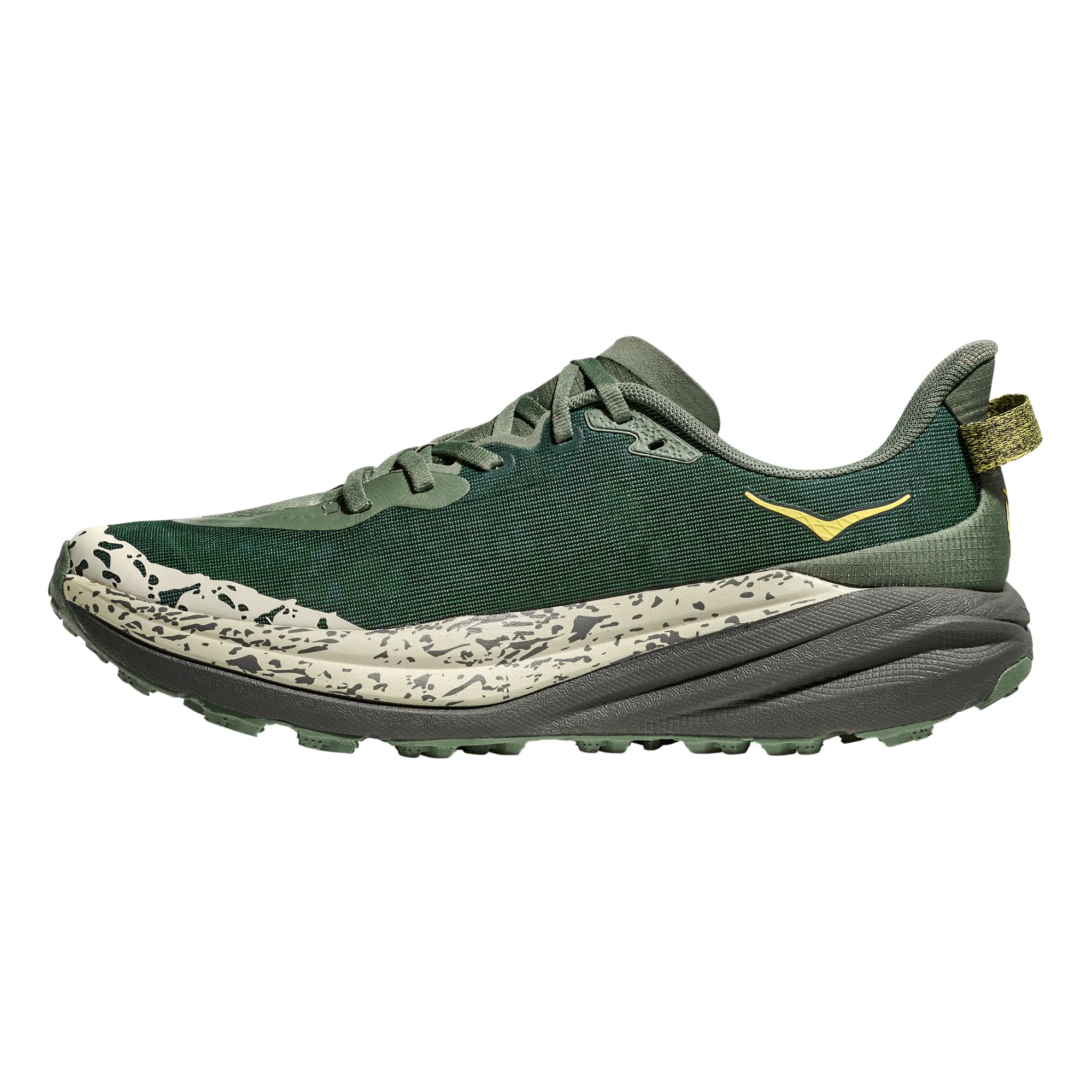Hoka Mens Speedgoat 6 - Fern/Asphalt Grey - Trail Best Shoes For Trail Running