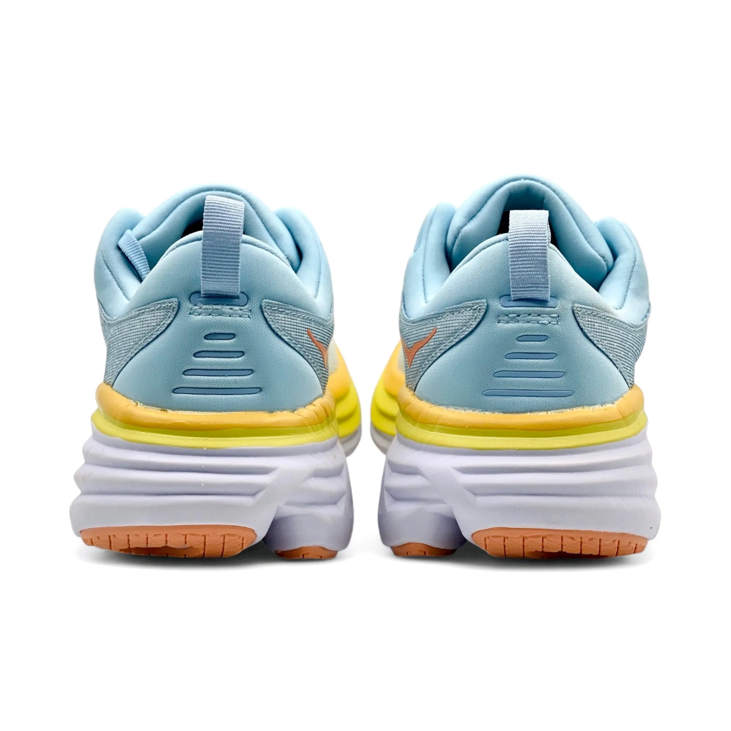 Hoka One Bondi 8 Blue Yellow Norman Ok