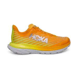 Compared Hoka One One Mach 5 Radiant Yellow / Evening Promise Running Shoes - Men's