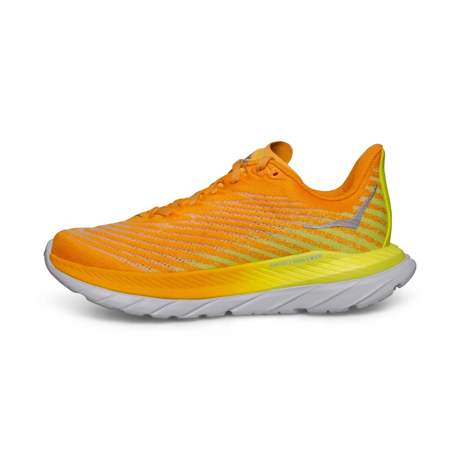 Hoka One One Mach 5 Radiant Yellow / Evening Promise Running Shoes - Men's Insoles